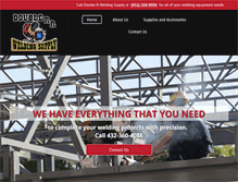 Tablet Screenshot of doublerwelding.com